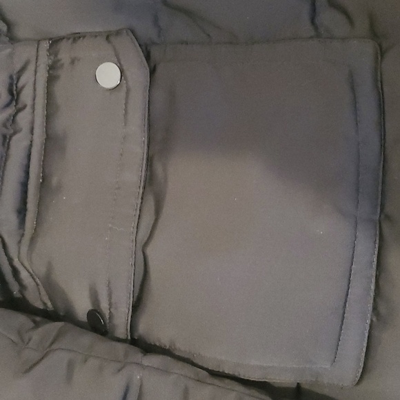 Zara Puffer Jacket Faux Fur Hood Trim - Picture 5 of 9